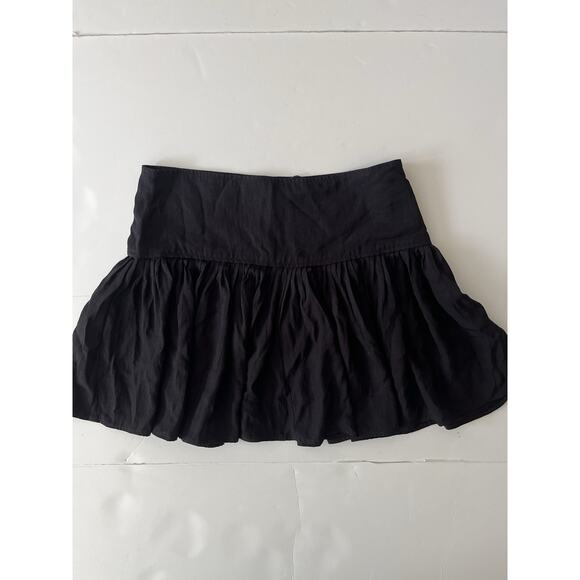 Isabel Marant Etoile Moana Skirt Women 36 Black Mini Flare Coquette Y2K - Picture 1 of 8